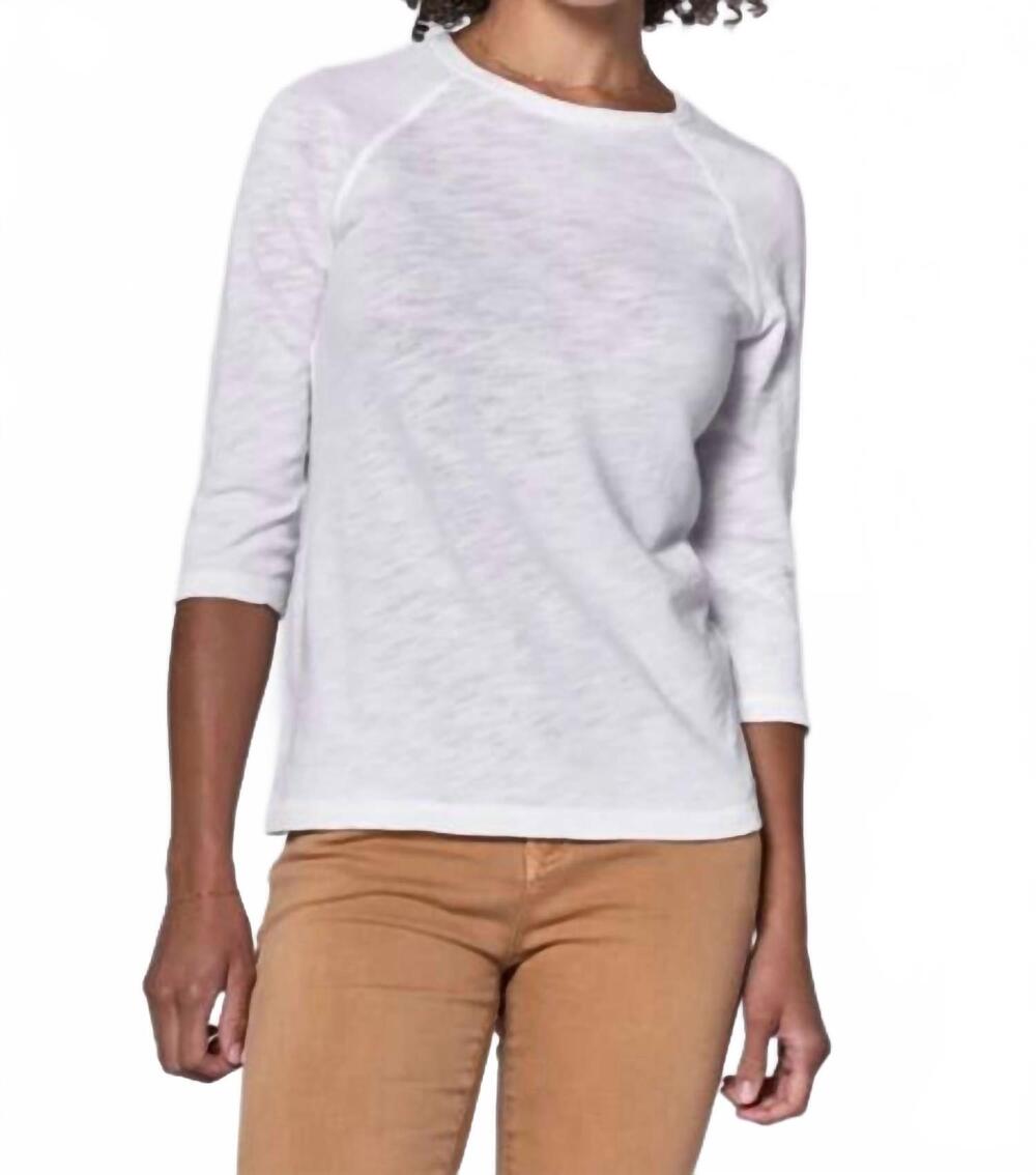NEW DEAR JOHN DENIM sonoma crew neck tee in white